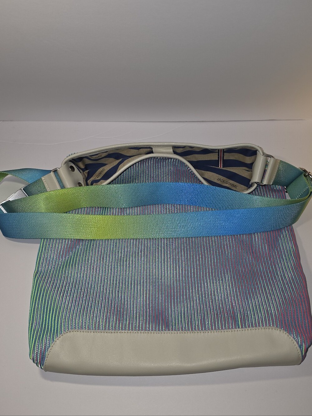 Jack Gomme Liris Neon Pastel Crossbody Bag - Picture 8 of 8